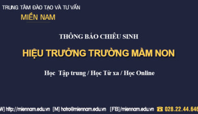 Chứng chỉ Hiệu trưởng trường mầm non tại Tây Sơn - Bình Định