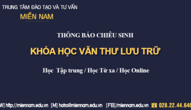 Chứng chỉ Văn thư lưu trữ