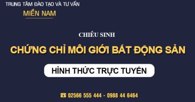 Chứng chỉ Môi giới Bất động sản tại Quy Nhơn - Bình Định