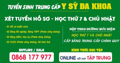 Tuyển sinh Trung cấp Y sỹ Đa khoa Chính quy