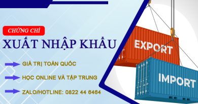 Chứng chỉ Xuất nhập khẩu – Hải quan tại Bình Định