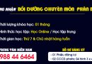 Khóa học và Cấp Chứng nhận Bồi dưỡng chuyên môn Phân bón