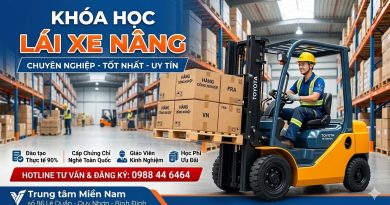 Trung tâm Đào tạo Lái xe Nâng tại Bình Định