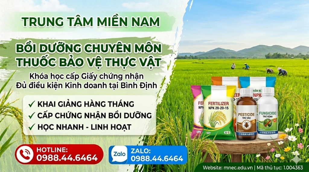 Khóa học Bồi dưỡng chuyên môn BVTV - Học Online