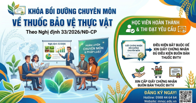 Lớp Bồi dưỡng Chuyên môn Bảo vệ thực vật - Học Online